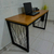 Mesa escrivaninha estilo industrial 150x60x75cm