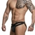 Cueca Jockstrap com elástico duplo P ao G Preta