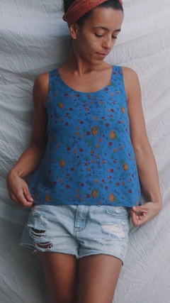 Blusa Azul Abelha