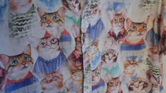 Camisa de Botão de Gatinho - Nômada Brechó