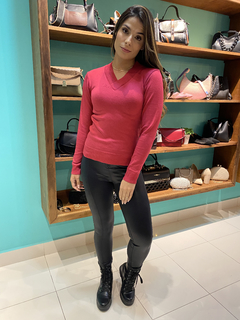 Blusa Lazinha Lisa Gola V (rosa escuro) - loja online