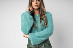 Casaco tricot malha - loja online