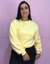 Cropped de Moletom - Basics Amarelo - comprar online