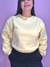 Cropped de Moletom - Basics Amarelo