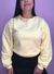 Imagem do Cropped de Moletom - Basics Amarelo