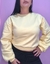 Cropped de Moletom - Basics Amarelo na internet