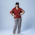 Blusa Pelerine Hi-lo - Terracota - comprar online