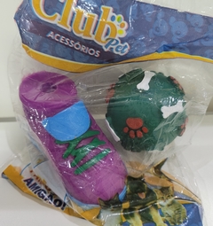 Brinquedo Vinil Bola Pata osso c/chuteira Club CPN-B-009 - comprar online