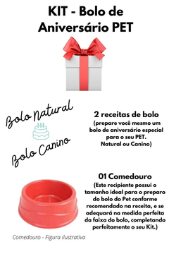 Kit 01 Bolo de Aniversário Pet | Doguinho Malhado | 3 itens com 2 brindes (Nr 4) - comprar online