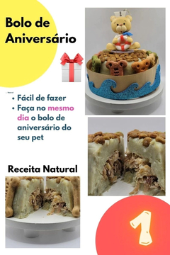 Kit Bolo de Aniversário Pet | Fluminense |3 itens + 2 brindes (Nr. 29) - comprar online