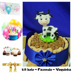 Kit 01 Bolo de Aniversário Pet | Vaguinha| 3 itens e 2 brindes (Nr.02)