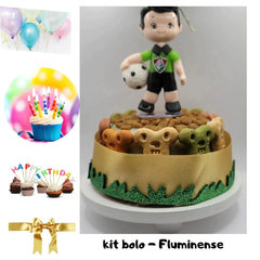 Kit Bolo de Aniversário Pet | Fluminense |3 itens + 2 brindes (Nr. 29) na internet