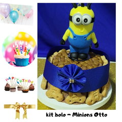 Kit Bolo de Aniversário Pet | Minions Otto|3 itens + 2 brindes (Nr. 31) - comprar online