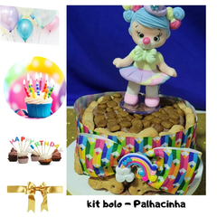 Kit Bolo de Aniversário Pet | Palhacinha |3 itens + 2 brindes (Nr. 27) - comprar online