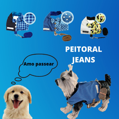 Peitoral Jeans - Diversas Estampas