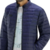 JAQUETA CULT SLIM PUFFER AZUL MARINHO OGOCHI - comprar online