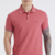 Camisa Polo com detalhe em listras