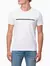 Camiseta Masculina de Algodão Básica Estampa Logo Palito Calvin Klein Jeans Branco