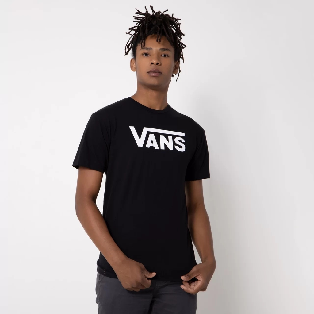 CAMISETA VANS CLASSIC BLACK WHITE V4701603210004