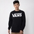 MOLETOM VANS CLASSIC CREW LL BLACK WHITE V4701000820002