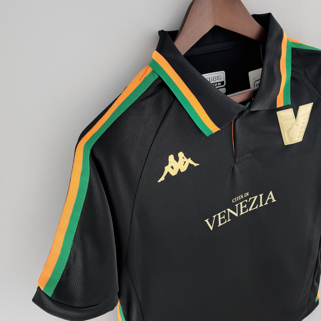 Camisa Venezia FC Gola Polo Preta 22/23 Masculina - Malta esportes