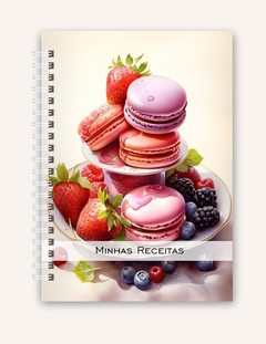 CADERNO PARA RECEITAS - MACARRONS