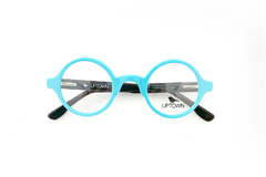 Anteojo Acetato Up Town Celeste y Negro