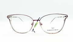 Armazon Mariana Arias Metal Acetato Rojo Traslúcido - comprar online