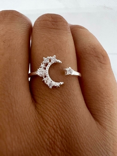 Anillo ajustable luna