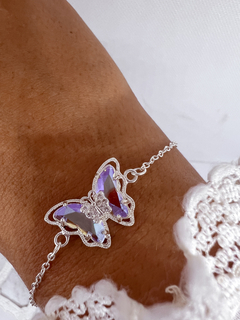 Pulsera mariposa tornasol