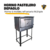 HORNO PASTELERO 6 MOLDES DEPAOLO REFRACTARIO ACERO INOXIDABLE