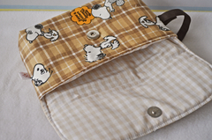 Bolsinha de mão Snoopy *tecido importdo* na internet