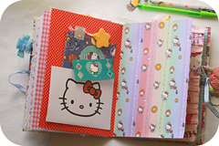 Imagem do Caderno artesanal Hello Kitty