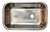 Pileta cocina bacha simple Ariel 52x32x18 Acero 430 Modelo 4305