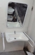 Pileta de Baño Lavatorio Discapacitados Marmolina Blanca 65x47 - comprar online