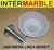 Jabonera para baño Monet Pringles vidrio esmerilado y soporte cromado - comprar online