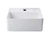 Bacha de baño Kira Plus Roca 35x35x13.5 de apoyo blanco