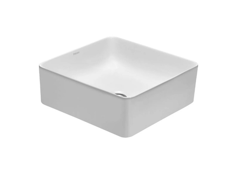 Pileta baño bacha cuadrada BCH05 de Peirano 37x37x13 porcelana blanca