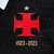 Logotipo da camisa do Vasco da Gama III 23/24, com a cruz vermelha e o ano 1923-2023 em dourado.