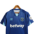 Camisa West Ham III 23/24 - Torcedor Umbro Masculina - Azul com detalhes em Verde - Europa Imports | CAMISAS DE FUTEBOL