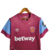 Camisa West Ham I 23/24 - Torcedor Umbro Masculina - Vinho com detalhes em azul e branco - Europa Imports | CAMISAS DE FUTEBOL