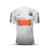 Camisa retrô do Santos, branca, com logo da Nike e patrocínios em destaque.