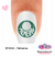 Adesivos/Películas para decorações de unhas - OT2553 (Time: Palmeiras)