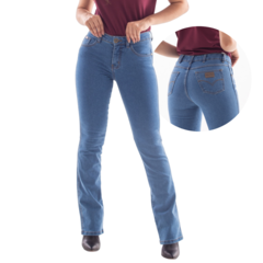 Calça Feminina Jeans Strech Tradicional Premium Lycra Casual - loja online