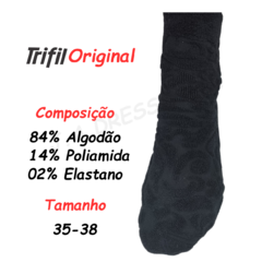 Meia Feminina Soquete Cano Curto Trifil Trabalhada - J.A DRESS WELL - Moda Masculina e Feminina Confortável