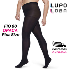 Meia Calca Fio 80 Opaca Plus Size Lupo Loba 5852 - J.A DRESS WELL - Moda Masculina e Feminina Confortável