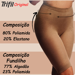 Bermuda Modeladora Redutora Levanta Bumbum Impuls 70 Modela Barriga e Abdômen Trifil 6467 - J.A DRESS WELL - Moda Masculina e Feminina Confortável