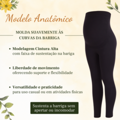 Calça Alta Legging Sem Costura Maternidade Original Trifil Para Gestante Gravida 5215 - J.A DRESS WELL - Moda Masculina e Feminina Confortável