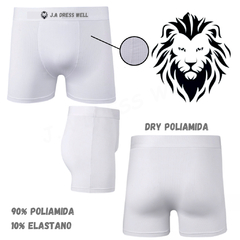 Cueca Boxer Masculina Adulto Dry Poliamida Com Elastano J.A DRESS WELL - comprar online