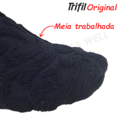 Meia Feminina Soquete Cano Curto Trifil Trabalhada - comprar online